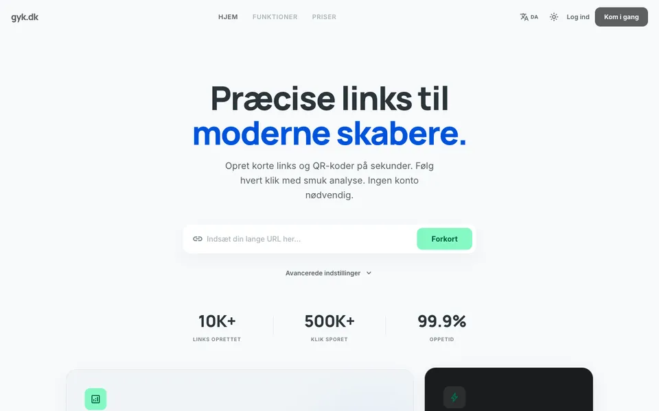 gyk.dk — linkforkorter